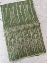 Semi soft Organza saree with zari thread work MSB8433 DustyGreen