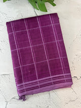 Soft organza saree with thread checks and sequence work MOS867(6)