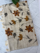 Silky kota saree with kanta work and french knots MSK4389