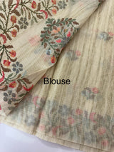 Premium Soft kota silk saree with cross stitch embroidery MSS711 (1)