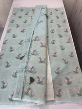 Netkota embriodery saree MS1496 PastelBlue