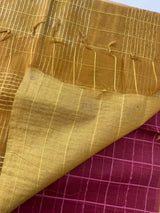 Semi Organza saree with checks - MSD634 (11)