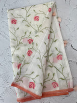 Soft Netkota saree with cross stitch embroidery MSH210(1)