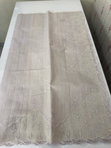 Khadi supernet saree with net applique borders MSH208 (1)- Lilac