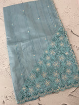 Cutwork Semi tussar saree MTSS674
