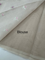 Lightweight Kota Supernet saree with embroidery MS143