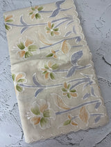 Soft mul chanderi saree with prints and embroidery MSH190(2)- Ivory