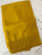 Soft Organza saree with embroidery borders - MSH299