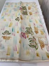 Kota silk saree with prints - MKS832