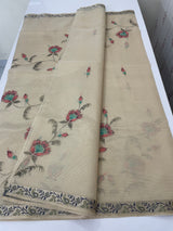 Kota Tissue silk saree with kanta work and french knots MKS3788
