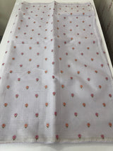 Moonga Kota checks saree with embroidery MSH244 Lavender