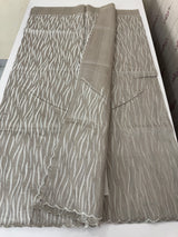 Semi tussar saree with thread work MTS490 CementGrey