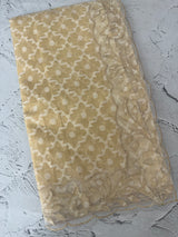 Kota Moonga saree with net applique borders MSH295 Beige