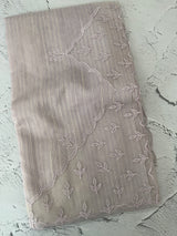 Khadi supernet saree with net applique borders MSH208(2)-Lilac