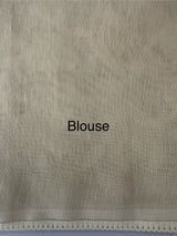 Jute linen saree with applique work MSH276 Chiku