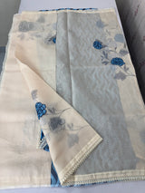 Silky kota applique work saree MSK899