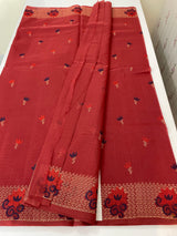 Netkota embriodery saree MS1456 Maroon