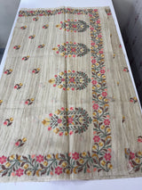 Premium Soft kota silk saree with cross stitch embroidery MSS711 (4)