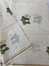 Kerala cotton saree - ‘’Aambal”