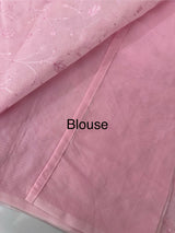 Netkota embriodery saree MSH263 Pink