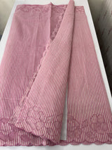 Mul chanderi saree with applique borders MSH111