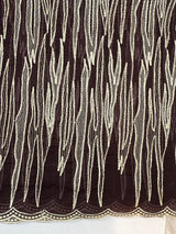Semi soft Organza saree with zari thread work MSB8433 Coffee