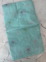 Mul chanderi saree with embroidery - MS1427 LightBlue