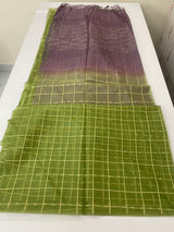 Semi Organza saree with checks - MSD634 (7)