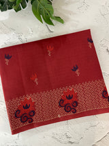 Netkota embriodery saree MS1456 Maroon