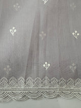 Chanderi cotton saree with embroidery - MSH4545 DustyLavender