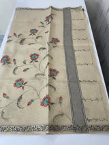 Kota Tissue silk saree with kanta work and french knots MKS3788