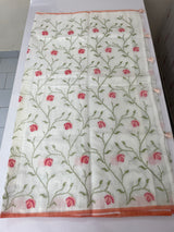 Soft Netkota saree with cross stitch embroidery MSH210(1)