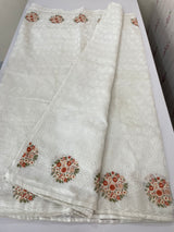 Phulkari NetKota Embroidery saree - MS6006