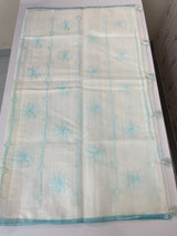 Soft Netkota saree with cross stitch embroidery MSH210