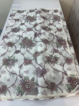 Handworked chiffon Organza saree MCS4534