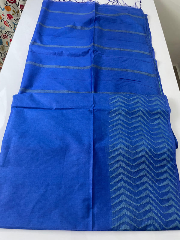 Semi tussar silk saree MTS8729 DARK BLUE