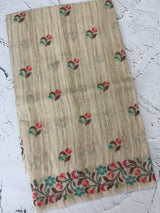 Premium Soft kota silk saree with cross stitch embroidery MSS711 (2)
