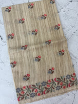 Premium Soft kota silk saree with cross stitch embroidery MSS711 (1)
