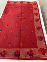 Netkota embriodery saree MS1456 Maroon