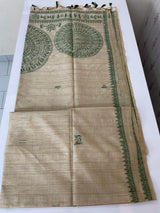 Matka Blended Tussar silk saree with kanta inspired thread work- MS4801