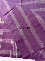 Bhagalpuri Semi tussar saree MS799 DeepPurple