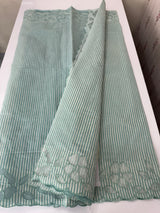 Mul chanderi saree with applique borders MSH111