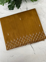 Semi tussar saree with cutwork MSHK566