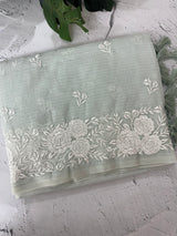 Soft Silky kota saree with embriodery MSF165 PastelAquaBlue