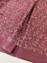 Pure desi tussar silk saree with embroidery- MTSS659 (4)