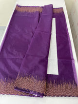 Semi Organza saree with embroidery borders - MSH296