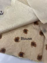 Premium Soft kota silk saree with digital prints and embroidery MKS703