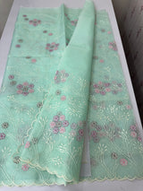 Viscose organza saree with thread work - MSH274