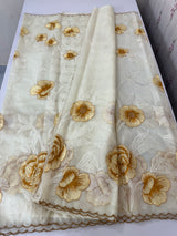 Premium Organza saree with thread work - MMG123