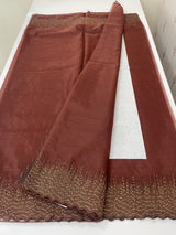 Semi Organza saree with embroidery borders - MSH296